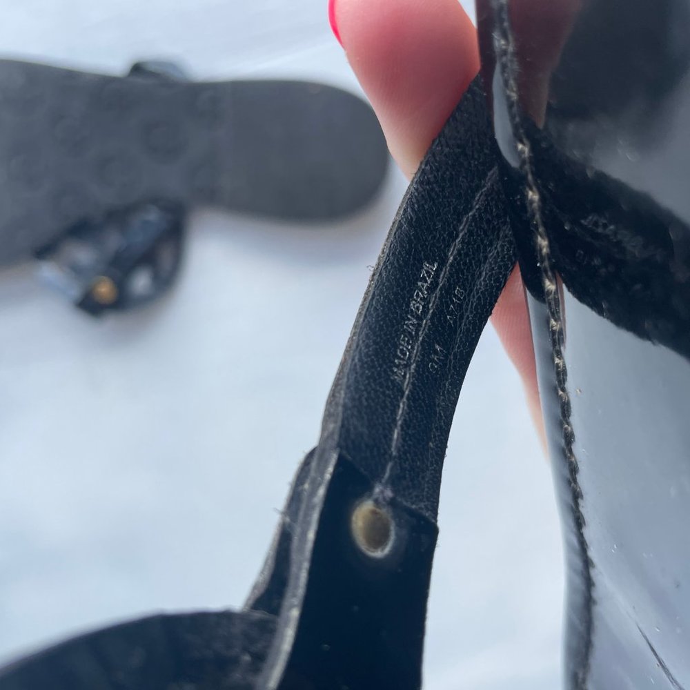 ❌SOLD❌Tory Burch Miller Patent Thong Sandal Flats - Picture 8 of 8